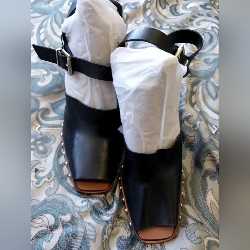 ZARA COLLECTION - GENUINE LEATHER HEEL - Picture 6 of 7